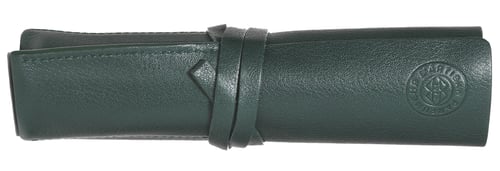 DARK GREEN (PATO) LEATHER POUCH 3 VIALS
