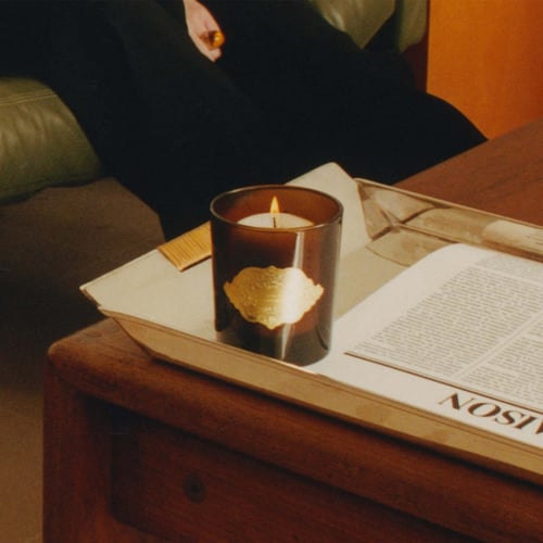 LAP CANDLE LE BOIS 240G