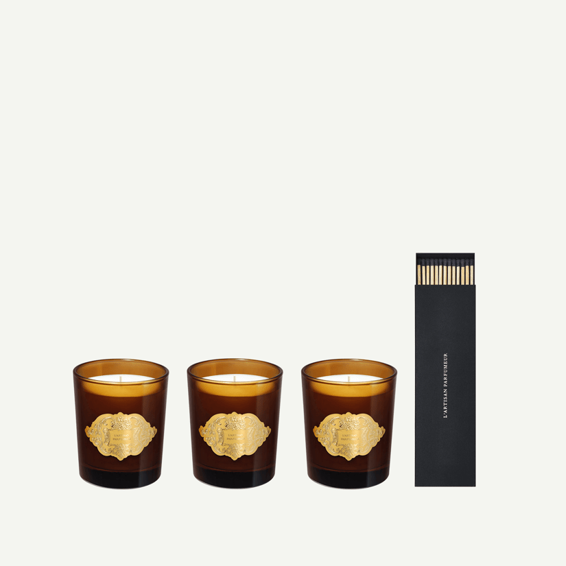 Coffret Cadeau - Lot de 3 Bougies